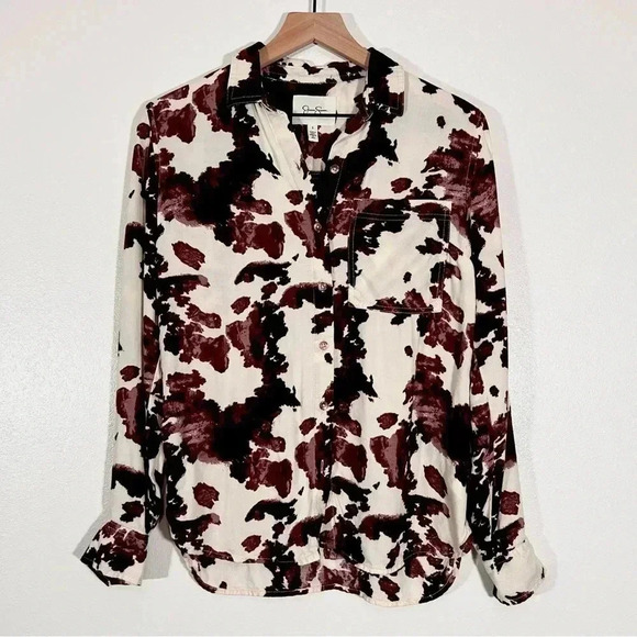 Jessica Simpson Tops - Jessica Simpson Cow Hide Long Sleeves